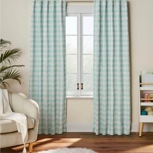 Pillowfort Blackout Gingham Curtains